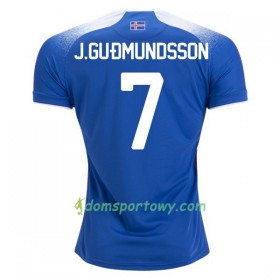 Koszulka Islandia J.Gudmundsson 7 Domowe Koszulki Piłkarskie Mistrzostwa Świata 2018